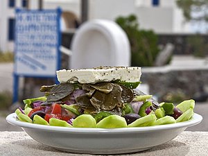 Griechischer Salat bei Kapitän Dimitiri
